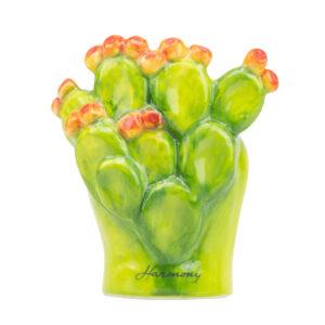 PORTA STUZZICADENTI CACTUS/FICHIDINDIA CERAMICA