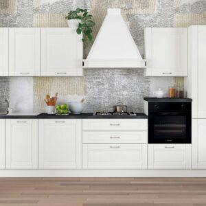 cucina bianco frassinato