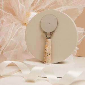 BOMBONIERA MATRIMONIO TAGLIAPIZZA DECORAZIONE FLOREALE