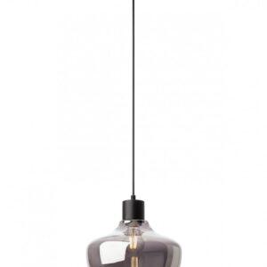 lampadario in vetro fumè 1 luce pendente