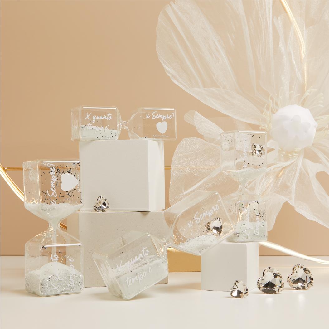 BOMBONIERE MATRIMONIO CLESSIDRA CON CUORE BOMBONIERE MATRIMONIO CLESSIDRA CON CUORE