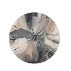 Orologio moderno tortora e grigio