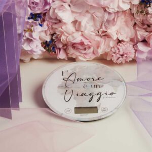 BOMBONIERE MATRIMONIO BILANCIA DECORO MONDO