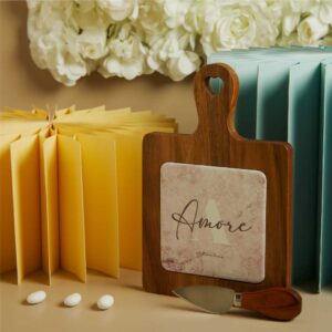 BOMBONIERE MATRIMONIO TAGLIERE IN LEGNO