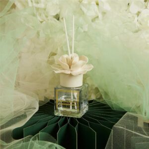 BOMBONIERE MATRIMONIO PROFUMATORE CON FIORE