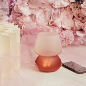 BOMBONIERE MATRIMONIO 2026 LAMPADA LED ROSA CON TELECOMANDO 26184