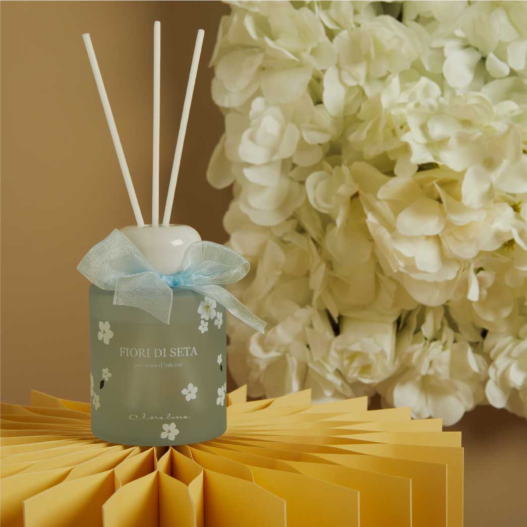 BOMBONIERE MATRIMONIO PROFUMATORE AZZURRO DECORO FIORI BOMBONIERE MATRIMONIO PROFUMATORE AZZURRO DECORO FIORI