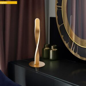 TWIST-LAMPADA DA TAVOLO ORO