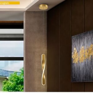 TWIST-LAMPADA SOSPENSIONE 1L ORO