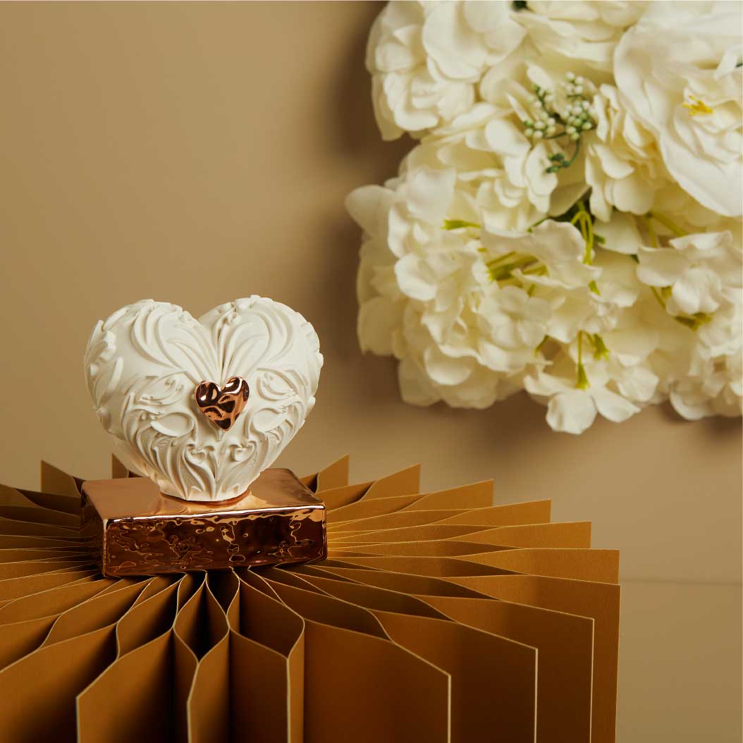 BOMBONIERE MATRIMONIO CUORE ORO ROSA BOMBONIERE MATRIMONIO CUORE ORO ROSA