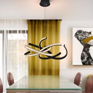 LAMPADA SOSPENSIONE ·RING II· NERO 70Ø