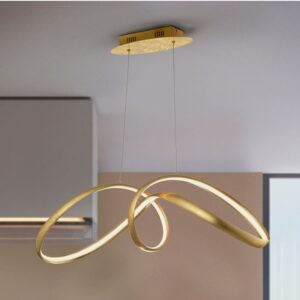 LAMPADA SOSPENSIONE LIA· LAMINA D'ORO