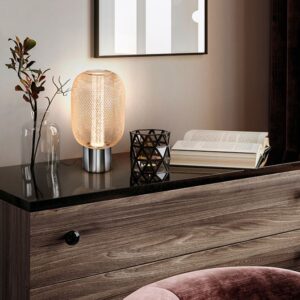 MICRON-LAMPADA DA TAVOLO CROMO/ORO