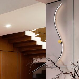 SILOE-APPLIQUE NERO-ORO