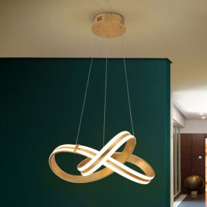 LAMPADA SOSPENSIONE LAZAS· LAM. ORO Ø52