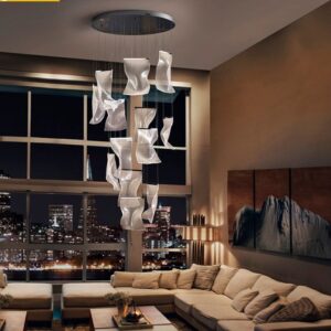 VELOS II-L. SOSPENSIONE 13L CROMO DIMMERABILE