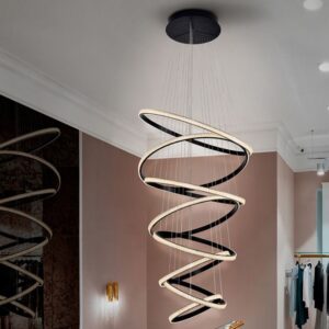 LAMPADA SOSPENSIONE RING 8 CERCHI N. 3000K DIMM