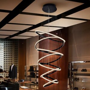 LAMPADA SOSPENSIONE RING 8 CERCHI N. 4000K DIMM