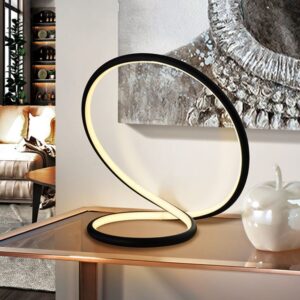 INFINITO LAMPADA DA TAVOLO NERO