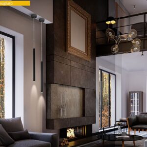 LAMPADA SOSPENSIONE ·VARAS· NERO 1L