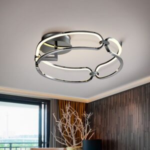 PLAFONIERA LED ·COLETTE· Ø47 CROMO DIMM