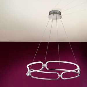 LAMPADA SOSPENSIONE ·LED ·COLETTE· 60Ø CROMO