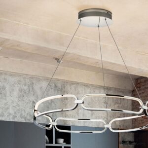 LAMPADA SOSPENSIONE ·LED·COLETTE·Ø80 CROMO
