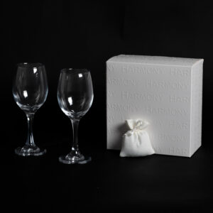 COPPIA CALICI VINO CRISTALLO