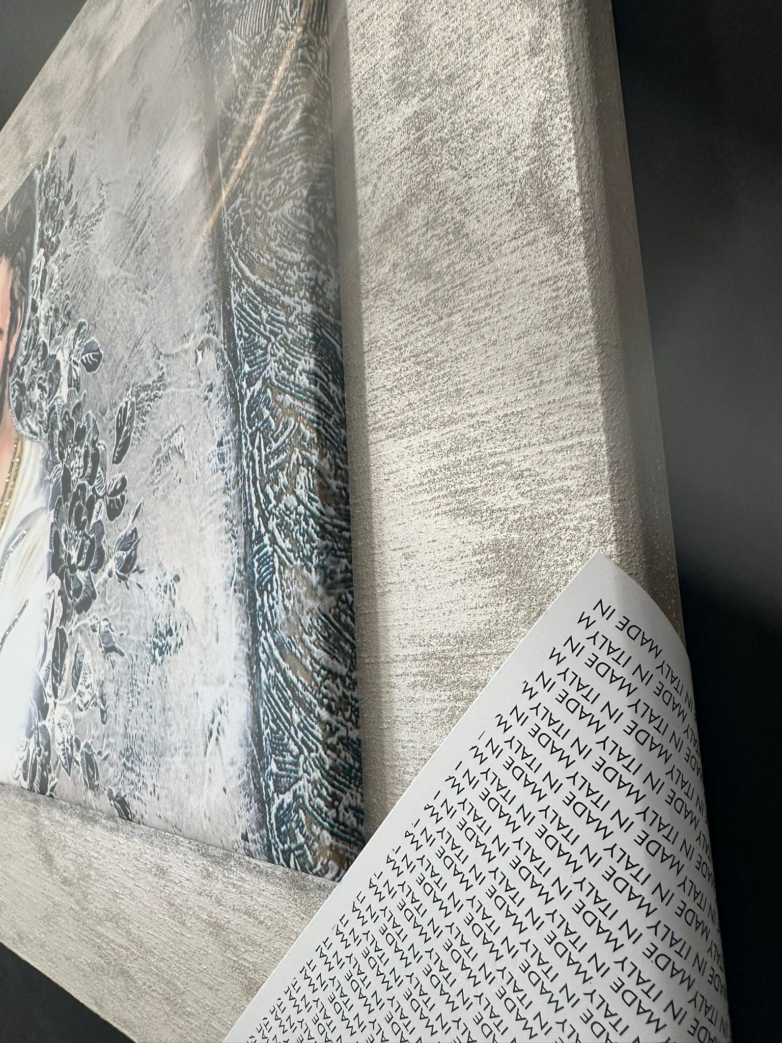 quadro sacra famiglia cornice tortora