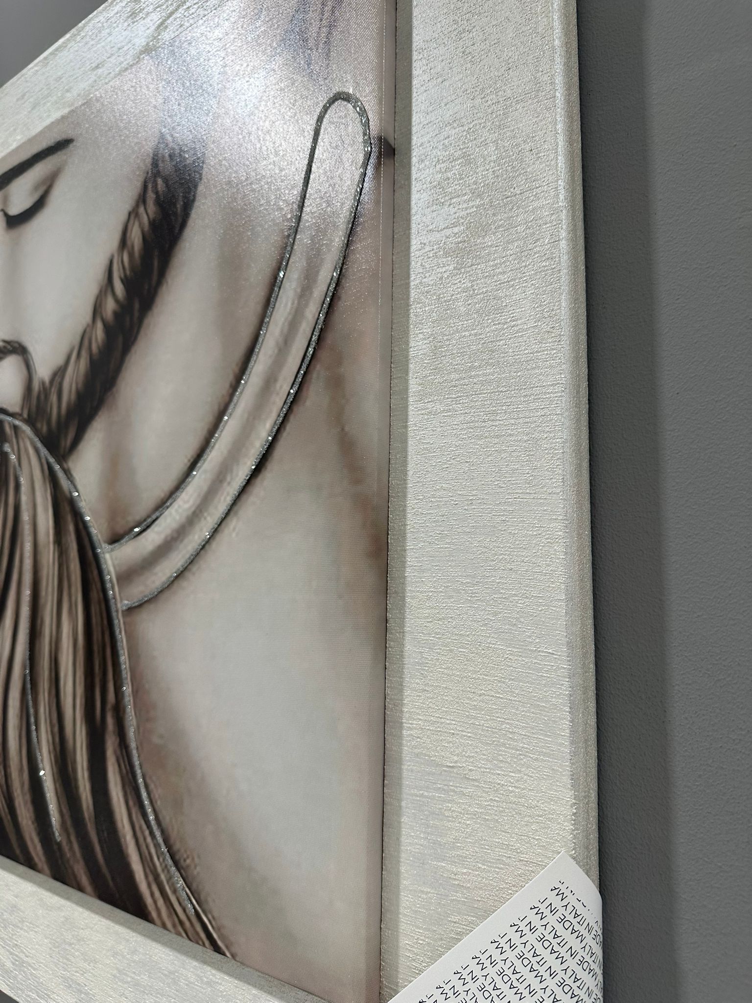 quadro sacra famiglia cornice ghiaccio