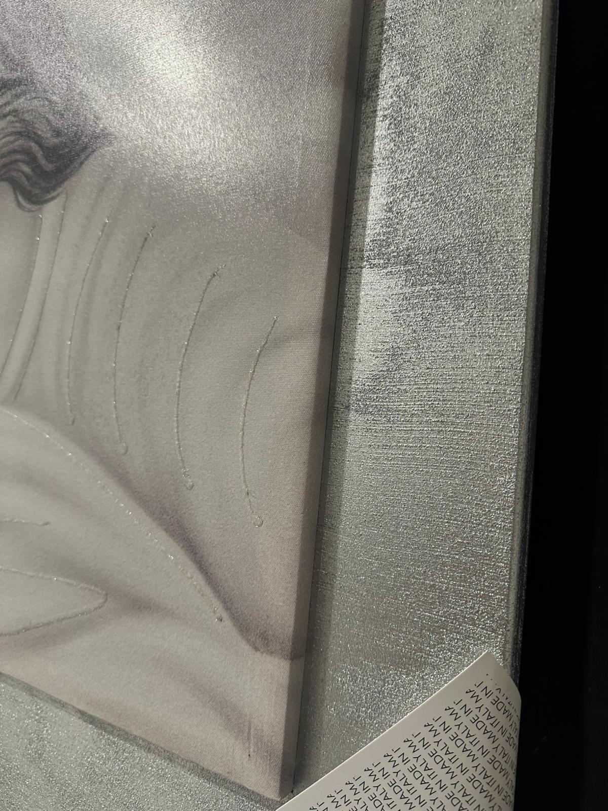 quadro sacra famiglia cornice argento