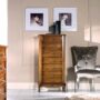 CASSETTIERA-SETTIMINO-IN-LEGNO-COLOR-NOCE-ARREDO-CASA-CAMERA-DA-LETTO-INGRESSO-153239027680