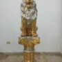 COLONNA-E-LEONE-CERAMICA-ORO-CRISTALLI-ANIMALI-ARREDO-CASA-SOGGIORNO-SALOTTO-161635766510