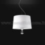 CRYSTABALL-LAMPADARIO-PICCOLA-CON-PARALUME-BIANCO-E-SFERE-IN-VETRO-3-LUCI-162122015760