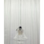 LAMPADARIO-A-1-LUCE-FORMA-A-CAMPANA-CON-VETRO-CRISTALLO-TRASPARENTE-164263725830