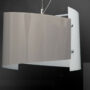 TRENTON-LAMPADARIO-SOSPENSIONE-MODERNO-STRUTTURA-CROMO-VETRO-BIANCO-TORTORA-60W-152497679480