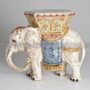 ELEFANTE-IN-CERAMICA-PATINATO-ANIMALI-ARREDO-CASA-SOPRAMMOBILE-162876309911