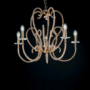 LAMPADARIO-5-LUCI-IN-FUSIONE-BAGNO-ORO-CON-CRISTALLI-163642839771