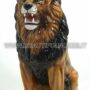 LEONE-SEDUTO-IN-CERAMICA-COLORATO-ANIMALI-TIGRE-PANTERA-GHEPARDO-ARREDO-CASA-152887330221