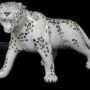 LEOPARDO-SAVANA-IN-CERAMICA-BIANCO-E-ORO-CON-OCCHI-E-COLLARE-CRISTALLI-SWAROVSKI-152880739631