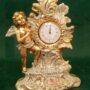 OROLOGIO-CON-ANGELO-IN-CERAMICA-AVORIO-E-FOGLIA-ORO-CON-CRISTALLI-SOPRAMMOBILE-152601843561