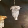 PLAFONIERA-SOSPENSIONE-STRUTTURA-CROMO-CON-PENDAGLI-IN-CRISTALLO-152738021561