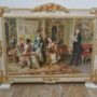 QUADRO-IN-LEGNO-AVORIO-FOGLIA-ORO-CON-CRISTALLI-CON-PERSONAGGI-ARREDO-CASA-162572273031