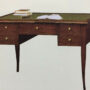 SCRIVANIA-CON-PIANO-IN-PELLE-E-5-CASSETTI-IN-LEGNO-NOCE-150×81-cm-154328677921