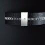 ADDIE-APPLIQUE-MODERNO-METALLO-CROMO-PELLE-NERO-CON-CRISTALLI-2-LUCI-152173584612