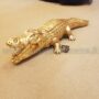 COCCODRILLO-IN-CERAMICA-FOGLIA-ORO-CON-CRISTALLI-163007453842