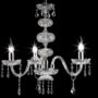 DALLAS-LAMPADARIO-IN-VETRO-CRISTALLO-TRASPARENTE-E-FINITURE-CROMO-3-LUCI-162747139902