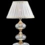 DALLAS-LUME-PICCOLO-IN-VETRO-CRISTALLO-TRASPARENTE-E-FINITURE-ORO-1-LUCE-162747350112