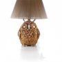 LAMPADA-GUFO-GRANDE-IN-CERAMICA-FOGLIA-ORO-E-ARGENTO-CON-CRISTALLI-ARREDO-CASA-162145938732