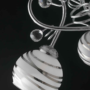 PLAFONIERA-IN-STRUTTURA-CROMO-A-5-LUCI-CON-VETRO-SPECCHIATO-CROMATO-E-CRISTALLI-163648144632-6